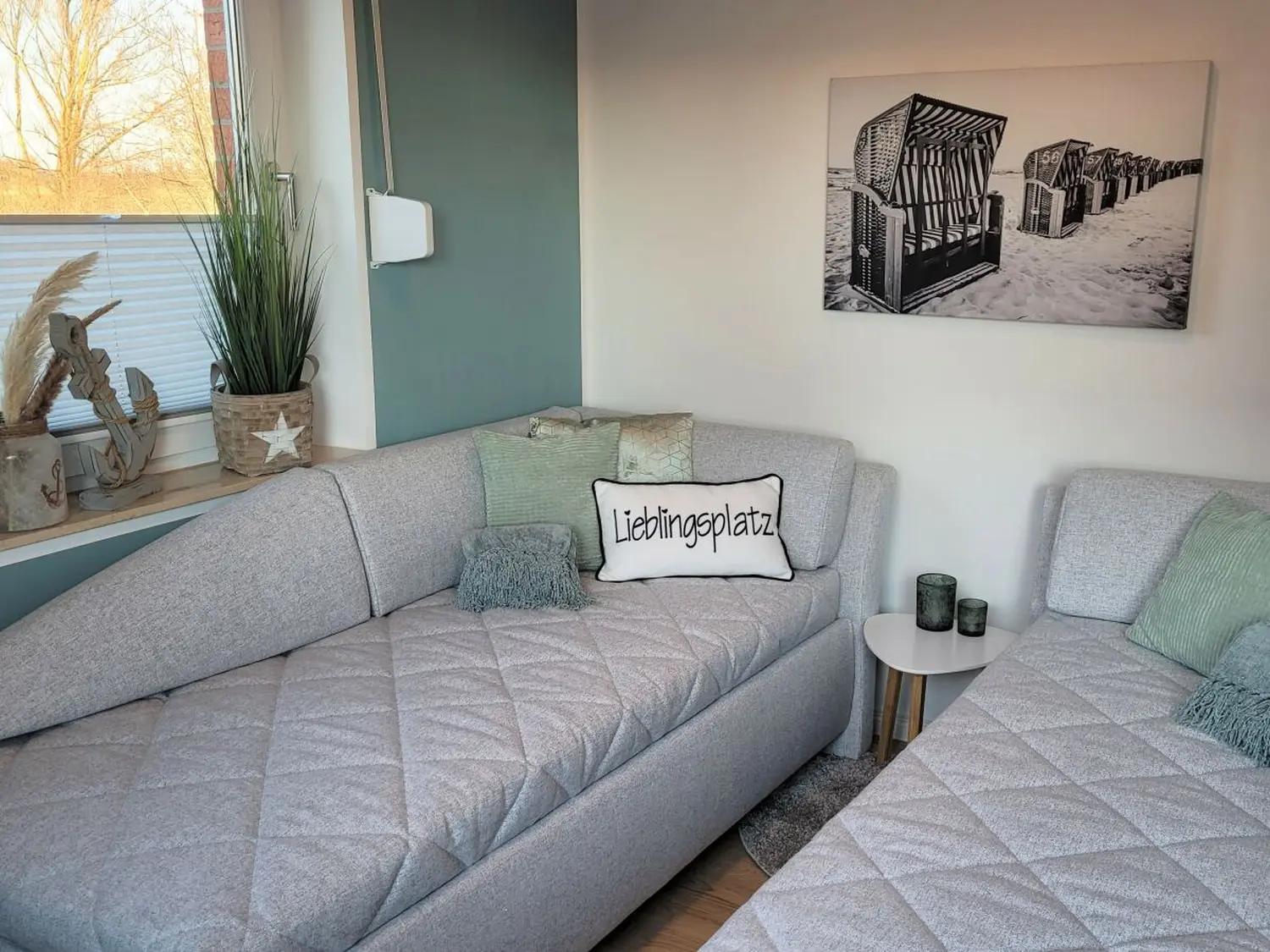 Ferienwohnung Ankerplatz Wiek Schlafzimmer